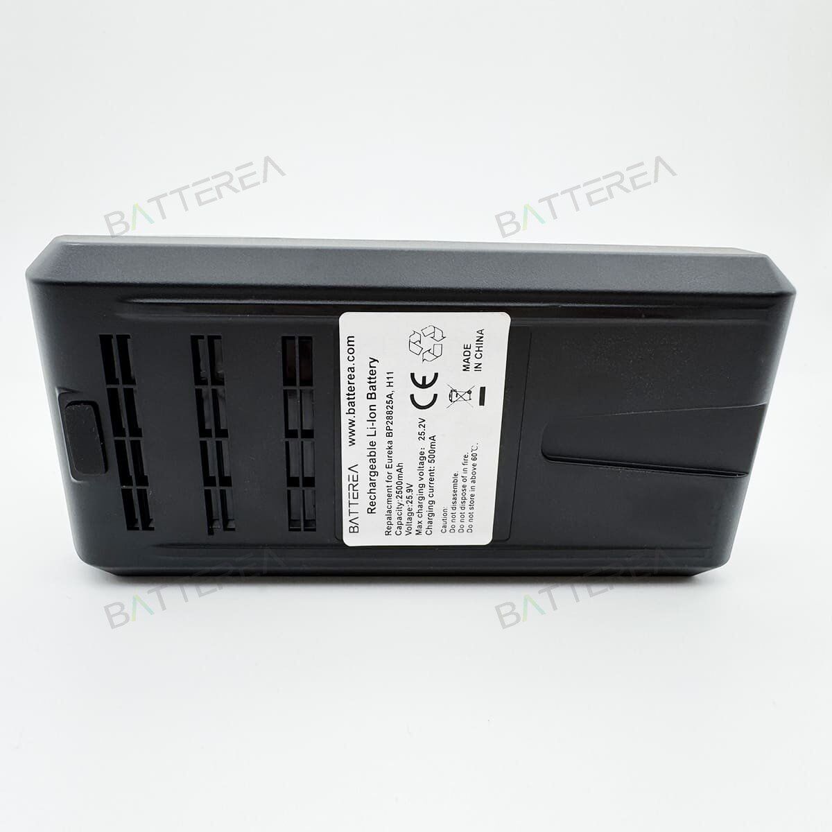 25.9v 2500mah battery replacement for eureka h11 handheld cordless vacuum c h11 bp28825a bottom (2)