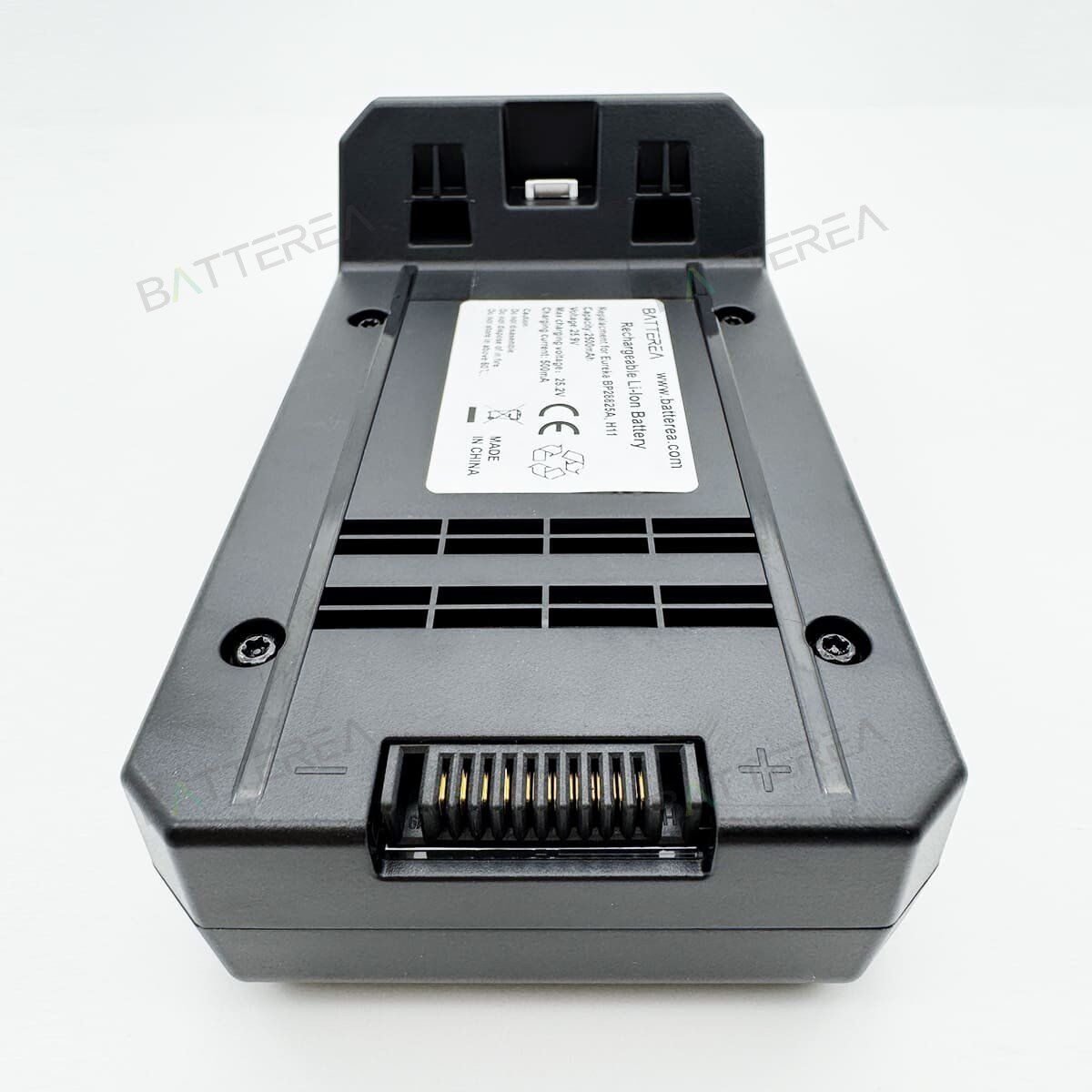 25.9v 2500mah battery replacement for eureka h11 handheld cordless vacuum c h11 bp28825a bottom