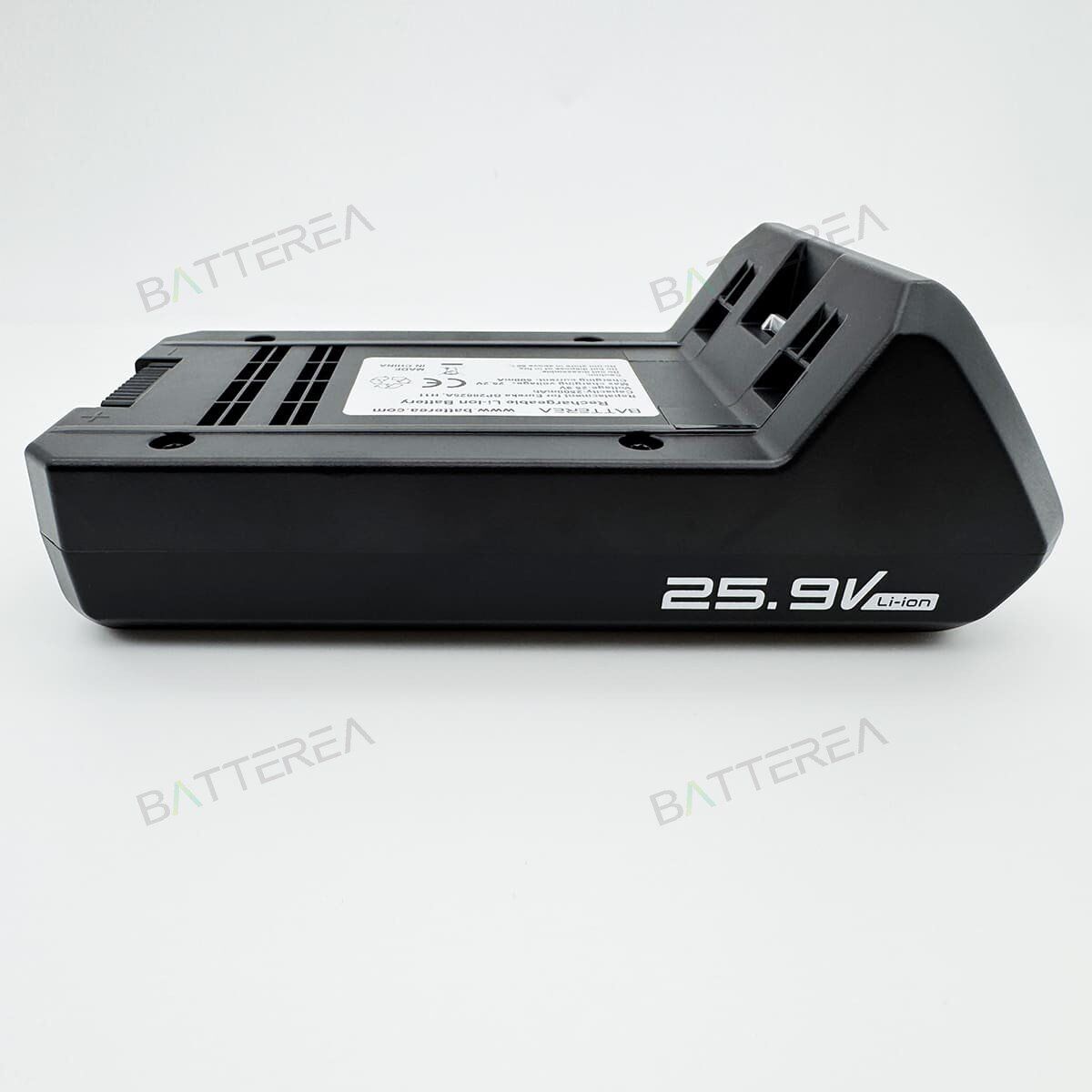 25.9v 2500mah battery replacement for eureka h11 handheld cordless vacuum c h11 bp28825a side