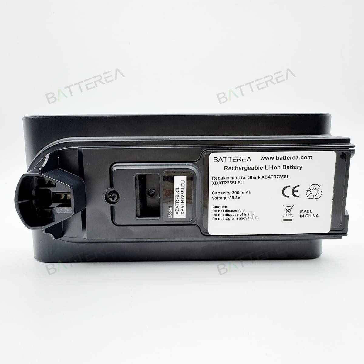 25.2v 3000mah battery replacement for shark xbatr725sl