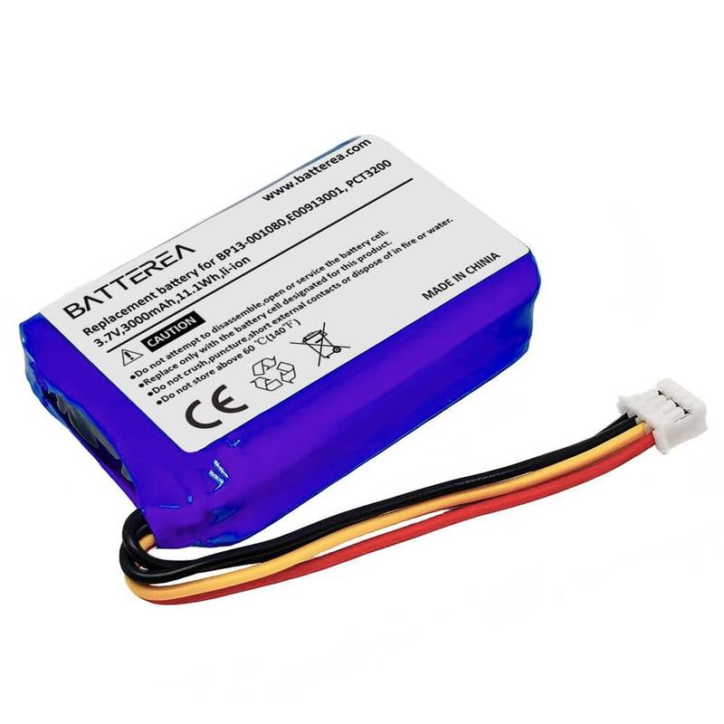 handheld terminal battery for coppernic c one e id, xgk c one e id, replaces bp13 001080, e00913001, pct3200, 3.7v,3000mah,11.1wh,li ion