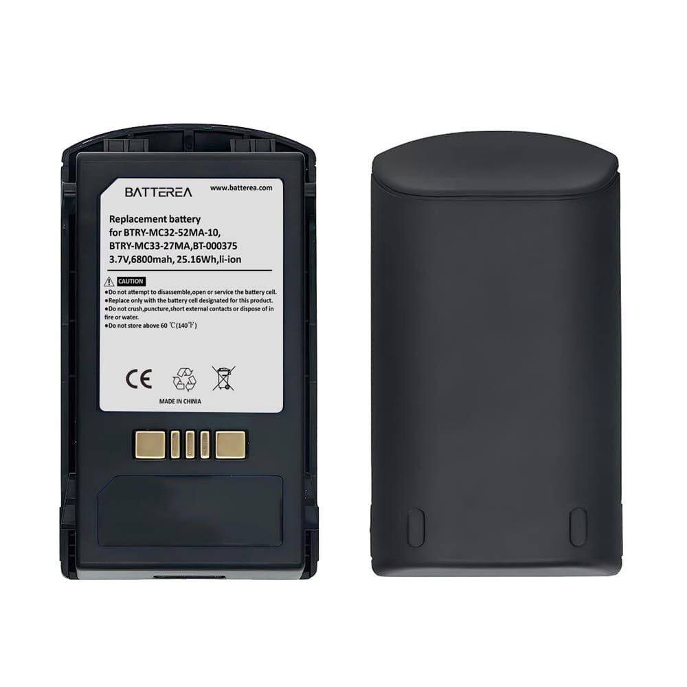 barcode scanner battery for zebra mc3200, mc32n0, mc32n0 s,replaces btry mc32 52ma 10, btry mc33 27ma,3.7v,6800mah, 25.16wh,li ion